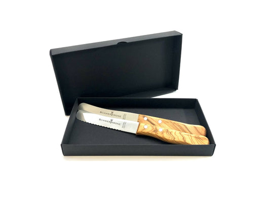 Brötchenmesser aus Olivenholz