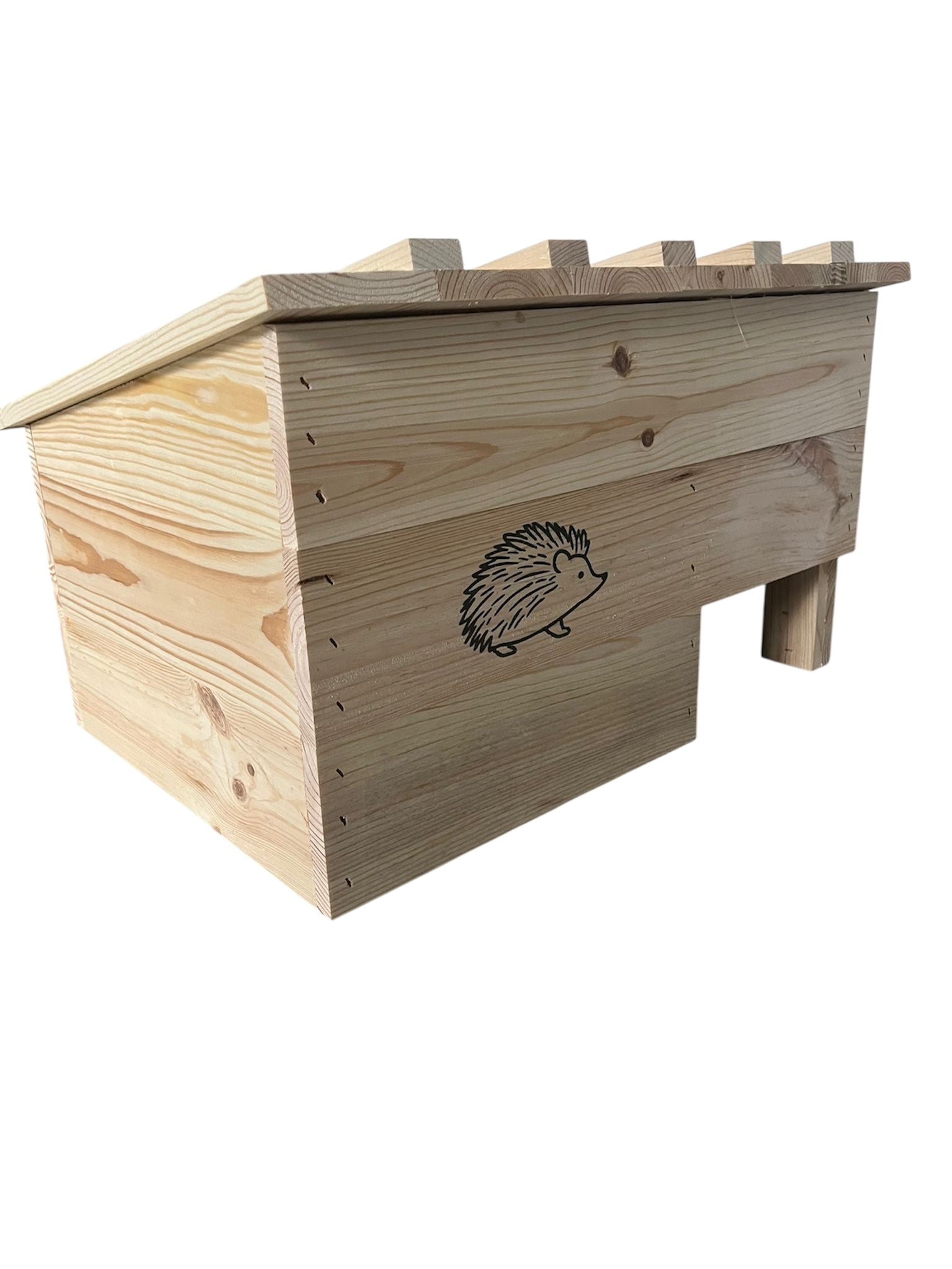 Igelhaus Kiefer Massivholz Handgemacht Natur Outdoor Garten Holzschutz Umweltfreundlich