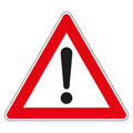 Verkehrszeichen VZ 101 | Gefahrenstelle