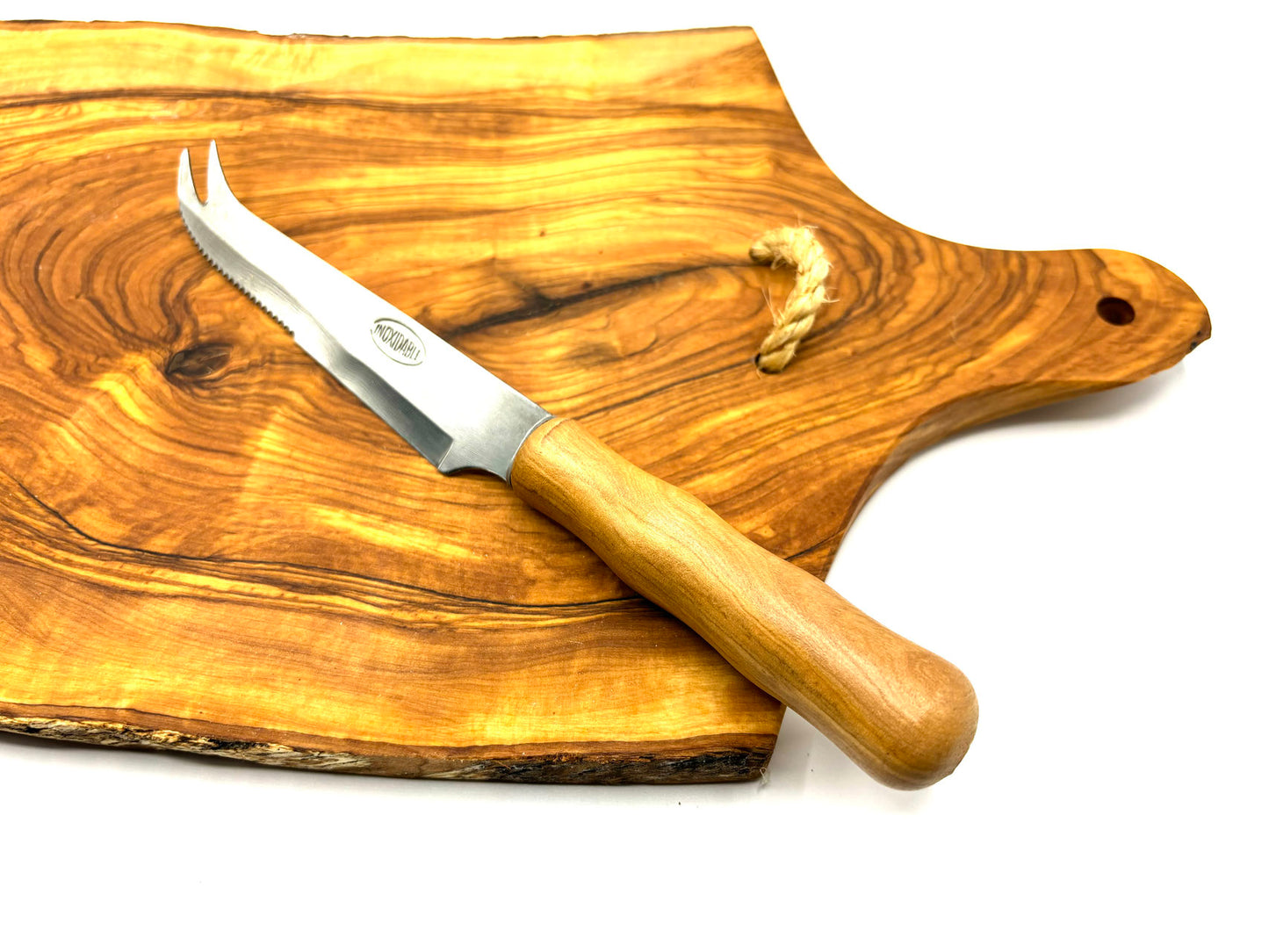 Käsebrett mit Messer Geschenk Herren Damen Outdoor Käse Wein Feinschmecker Weihnachten